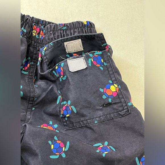 KAILUA SURF Swim Trunks Quick Dry Board Shorts with Mesh Turtle Print size 5-6 - Picture 4 of 7